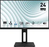 Монитор MSI PRO MP242AP 23.8" 16:9 FHD(1920x1080) IPS Flat,1ms(MPRT),1000:1,100M:1,300nit,178/178,HDMI 1.4,DP 1.2,VGA(D-Sub),Speaker,Tilt,Swivel,Height,Pivot,VESA,100Hz,Black,1y war-ty