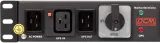 Распределитель питания Powercom MBS1607-1C19-6C13 4*Schuko+1*C19, 16A, 1ph (1919945)