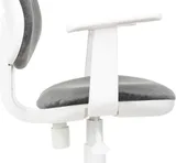 Кресло детское Бюрократ CH-W356AXSN серый Light-19 крестов. пластик пластик белый