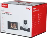 Комплект домофона Dahua DHI-KTP01L(S) черный