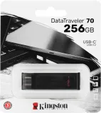 Флеш Диск Kingston 256Gb DataTraveler 70 Type-C DT70/256GB USB3.2 черный