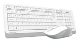 Клавиатура + мышь A4Tech Fstyler FG1010S клав:белый/серый мышь:белый/серый USB беспроводная Multimedia (FG1010S WHITE)