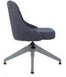 Кресло Бюрократ CH-340GLZ синий экомех крестов.4-луч. пластик пластик серый