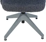 Кресло Бюрократ CH-340GLZ синий экомех крестов.4-луч. пластик пластик серый