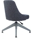 Кресло Бюрократ CH-340GLZ синий экомех крестов.4-луч. пластик пластик серый