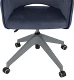 Кресло Бюрократ CH-380GL синий Light-27 крестов.4-луч. пластик пластик серый