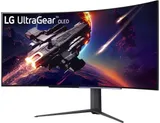 Монитор LG 44.5" (113.03см) UltraGear 45GR95QE-B черный OLED LED 21:9 HDMI матовая HAS Piv 1500000:1 1000cd 178гр/178гр 3440x1440 240Hz G-Sync FreeSync Premium DP SPDIF WQ USB 10.9кг