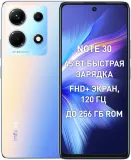 Смартфон Infinix X6833B Note 30 128Gb 8Gb голубой моноблок 3G 4G 2Sim 6.78" 1080x2460 Android 13 64Mpix 802.11 a/b/g/n/ac NFC GPS GSM900/1800 GSM1900 TouchSc FM microSD max2048Gb