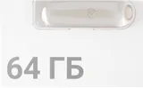 Флеш Диск Digma 64Gb DRIVE3 DGFUM064A30SR USB3.0 серебристый