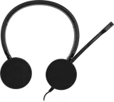 Наушники с микрофоном Jabra Evolve 20 UC Duo черный 1.2м накладные USB оголовье (4999-829-209)