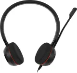 Наушники с микрофоном Jabra Evolve 20 UC Duo черный 1.2м накладные USB оголовье (4999-829-209)