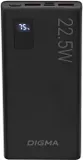 Мобильный аккумулятор Digma DGPF10A 10000mAh QC3.0/PD3.0 22.5W 5A 2xUSB-A/USB-C черный (DGPF10A22PBK)