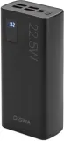 Мобильный аккумулятор Digma DGPF30A 30000mAh QC3.0/PD3.0 22.5W 3A 4xUSB-A/USB-C черный (DGPF30A22ABK)