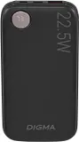 Мобильный аккумулятор Digma DGPF10B 10000mAh QC3.0/PD3.0 22.5W 3A USB-A/USB-C черный (DGPF10B22PBK)