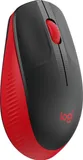 Мышь Logitech M190 черный/красный оптическая (1000dpi) беспроводная USB (2but)
