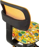 Кресло детское Бюрократ CH-299-F оранжевый TW-38-3 сиденье оранжевый бэнг сетка/ткань крестов. пластик подст.для ног