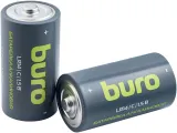 Батарея Buro Alkaline LR14 C 7500mAh (2шт) блистер
