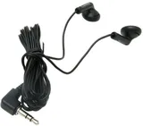 Наушники вкладыши Panasonic RP-HV094GU-K 1.2м черный проводные в ушной раковине