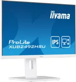 Монитор Iiyama 23.8" ProLite XUB2492HSU-W5 белый IPS LED 16:9 HDMI M/M матовая HAS Piv 250cd 178гр/178гр 1920x1080 75Hz VGA DP FHD USB 5.3кг