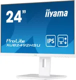 Монитор Iiyama 23.8" ProLite XUB2492HSU-W5 белый IPS LED 16:9 HDMI M/M матовая HAS Piv 250cd 178гр/178гр 1920x1080 75Hz VGA DP FHD USB 5.3кг