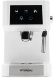 Кофеварка рожковая Hyundai HEM-3203 1000Вт белый/серебристый
