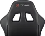 Кресло игровое Zombie GAME TETRA черный/красный эко.кожа крестов. пластик