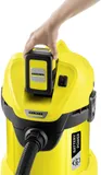 Пылесос Karcher WD 3 Battery 300Вт желтый/черный