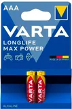 Батарея Varta LongLife Max Power LR03 Alkaline AAA (2шт) блистер