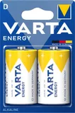 Батарея Varta Energy LR20 BL2 Alkaline D (2шт) блистер