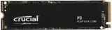 Твердотельный накопитель Crucial SSD Disk P3 1000GB ( 1Tb ) M.2 2280 NVMe (PCIe Gen 3 x4) SSD (3500 MB/s Read 3000 MB/s Write), 1 year, OEM