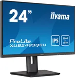 Монитор Iiyama 23.8" ProLite XUB2493QSU-B5 черный IPS LED 16:9 HDMI M/M матовая HAS Piv 300cd 178гр/178гр 2560x1440 60Hz DP 2K USB 5.8кг