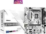 Материнская плата ASROCK B760M-HDV/M.2, LGA1700, B760, 2*DDR5, HDMI+DP+D-Sub, 4xSATA3 6.0 (RAID), M.2 Socket, USB 3.2, USB2.0, Type-C, mATX