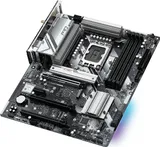 Материнская плата ASROCK B760 PRO RS WIFI, LGA1700, B760, 4*DDR5, HDMI+DP, 4xSATA3 6.0 (RAID), M.2 Socket, USB 3.2, USB2.0, Type-C, ATX
