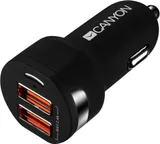 Автомобильное зар./устр. Canyon CNE-CCA04B 12W 2.4A 2xUSB универсальное черный