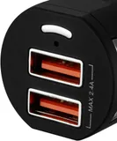 Автомобильное зар./устр. Canyon CNE-CCA04B 12W 2.4A 2xUSB универсальное черный