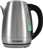 Чайник электрический Hyundai HYK-S8408 1.7л. 2200Вт серебристый матовый/черный (корпус: нержавеющая сталь)