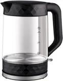 Чайник электрический Vitek VT-8809 1.7л. 2200Вт черный корпус: стекло/пластик