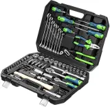 Набор инструментов Сибртех 13394 76 предметов (жесткий кейс)