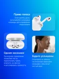 Гарнитура вкладыши Apple AirPods 2 A2032/A2031/A1602 белый беспроводные bluetooth в ушной раковине (MV7N2HN/A)