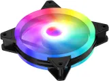 Вентилятор для корпуса GMNG GG-CF120FRGB2-PWMBK RGB 120х120x25 черный 4-pin 28дБ Ret