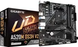 Материнская плата GIGABYTE A520M DS3H V2, AM4, A520, 4*DDR4, DP+HDMI,  4 SATA 6 Гб/с, M2, Audio, Gb LAN, USB 3.2, USB 2.0, COM*1 port, mATX