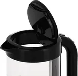 Чайник электрический Bosch TWK70B03 1.7л. 2400Вт черный (корпус: стекло)