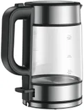 Чайник электрический Xiaomi Electric Glass Kettle RU 1.7л. 2200Вт прозрачный/черный корпус: стекло/пластик (BHR7490RU)