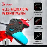 Геймпад A4Tech Bloody GP30 Sports черный/синий USB виброотдача обратная связь (GP30 SPORTS BLUE)