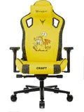 Кресло игровое Knight Craft Dragon желтый эко.кожа крестов. металл
