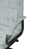 Кресло руководителя Бюрократ CH 002 Fabric серо-голубой Light-28 крестов. пластик