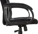 Кресло руководителя Бюрократ CH 002 Fabric черный Light-20 крестов. пластик