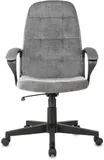 Кресло руководителя Бюрократ CH 002 Fabric серый Light-19 крестов. пластик