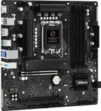 Материнская плата ASROCK B760M PG LIGHTNING, LGA1700, B760, 4*DDR5, HDMI+DP, 4xSATA3 6.0 (RAID), M.2 Socket, USB 3.2, USB2.0, Type-C, mATX