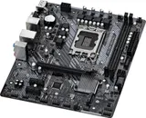 Материнская плата ASROCK H610M-H2/M.2 D5, LGA1700, H610, 2*DDR5, HDMI+DP, 4xSATA3 6.0 (RAID), M.2 Socket, USB 3.2, USB2.0, mATX